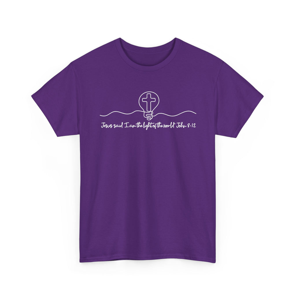 Christian Cross Graphic Tee — "Jesus and I Live By Faith" Inspirational Bible Verse Shirt
