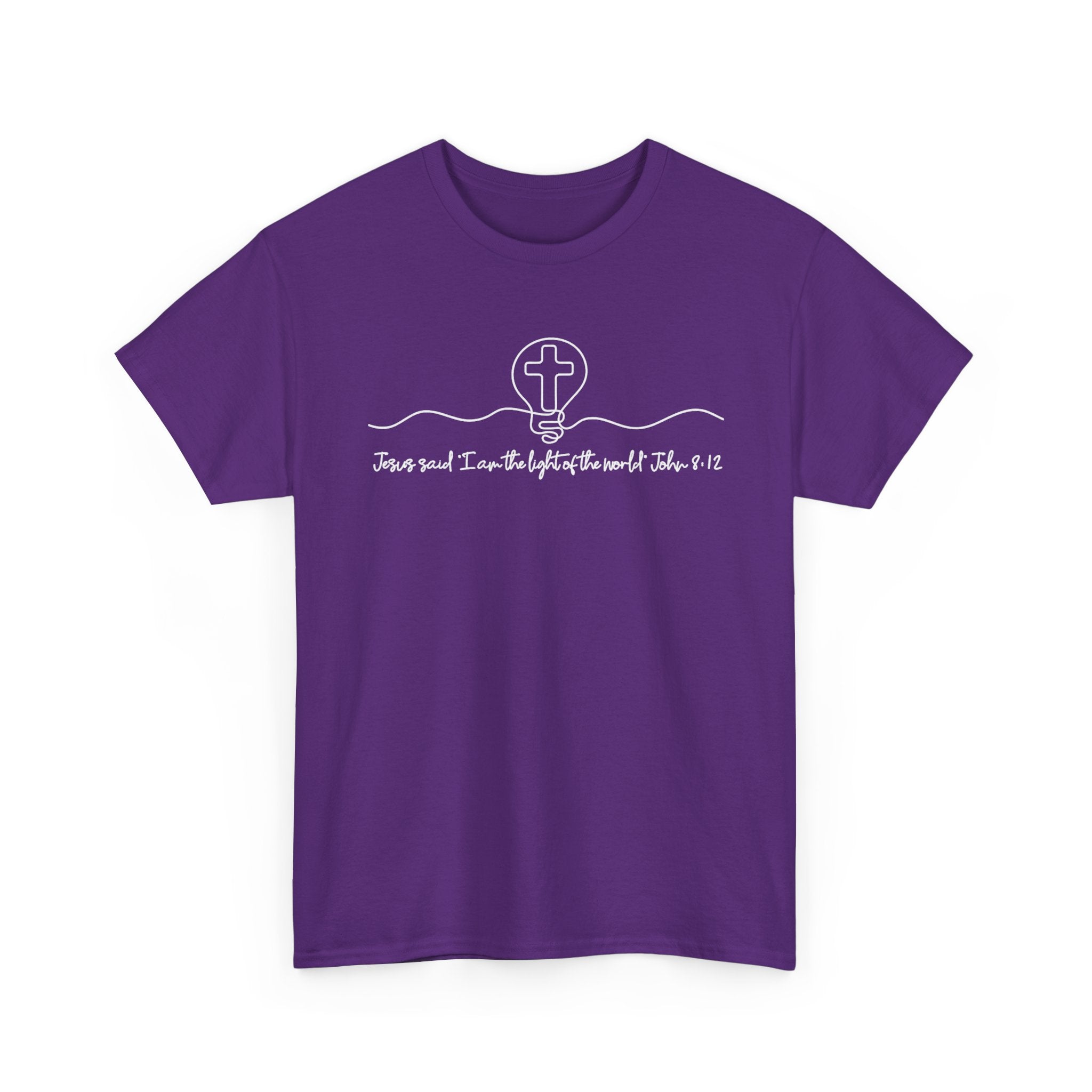 Christian Cross Graphic Tee — "Jesus and I Live By Faith" Inspirational Bible Verse Shirt