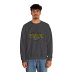 "Overcomer" Cross Graphic Crewneck – Unisex Minimalist Faith Pullover