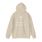 Not Perfect — Forgiven Hoodie | Christian Inspirational Sweatshirt (Romans 5:8, Still Loved/Still Chosen)