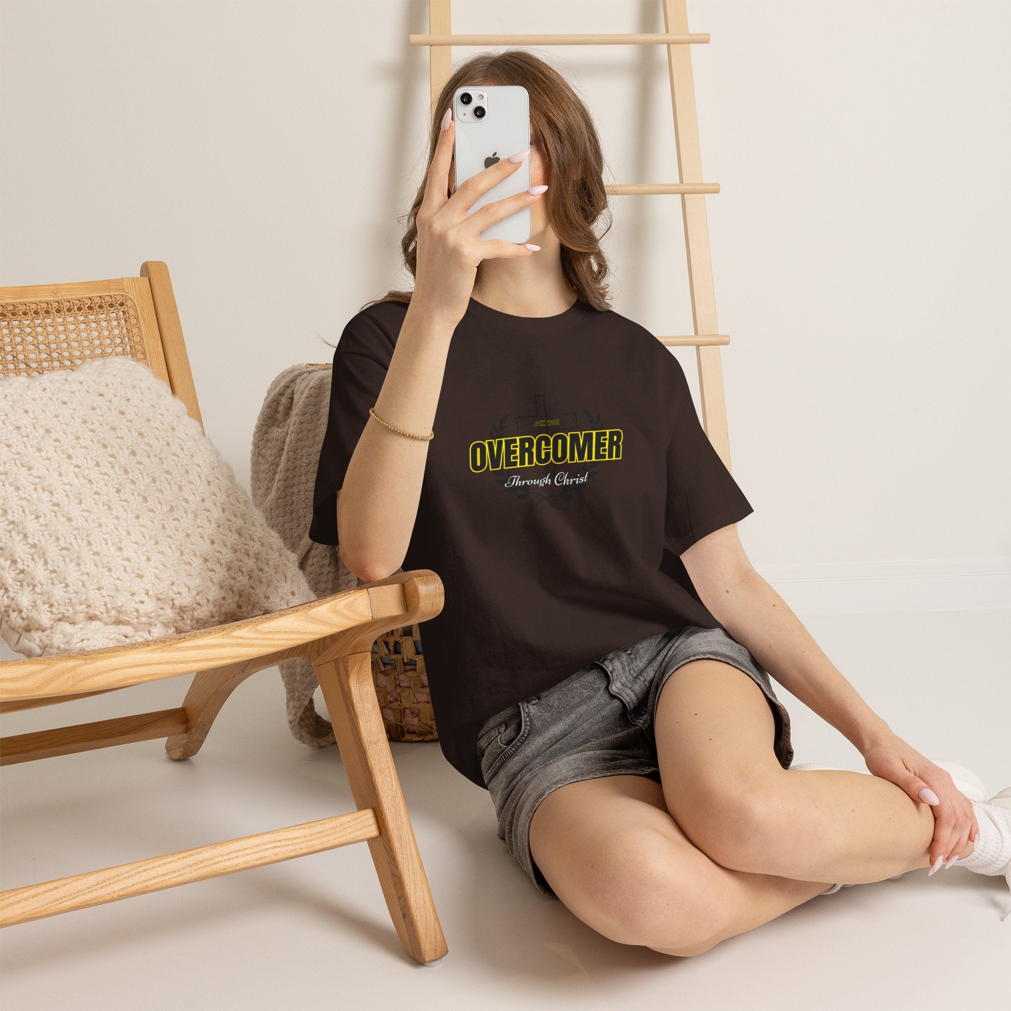 Overcomer Cross T-Shirt — Inspirational Christian Faith Tee