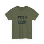 T-Shirt — "Fear Is a Liar!" Graphic Tee | Inspirational Christian Message
