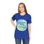 Homeschool Mode Tee — "Always On" Watercolor Kids & Parent Homeschool Shirt