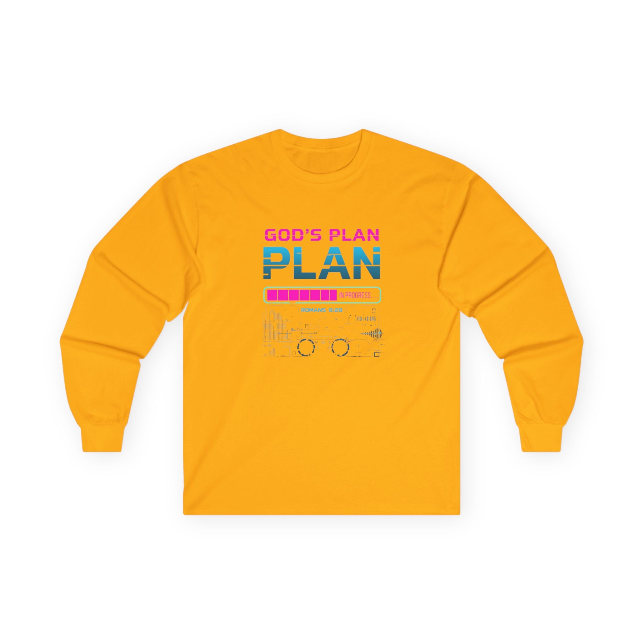 God's Plan Retro Graphic Long Sleeve Tee