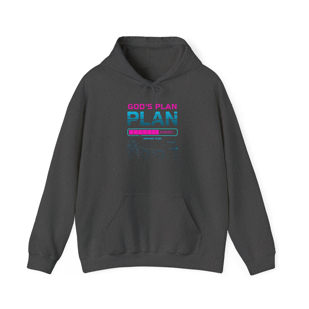 God's Plan Hoodie — Faith-Inspired Retro Graphic Sweatshirt