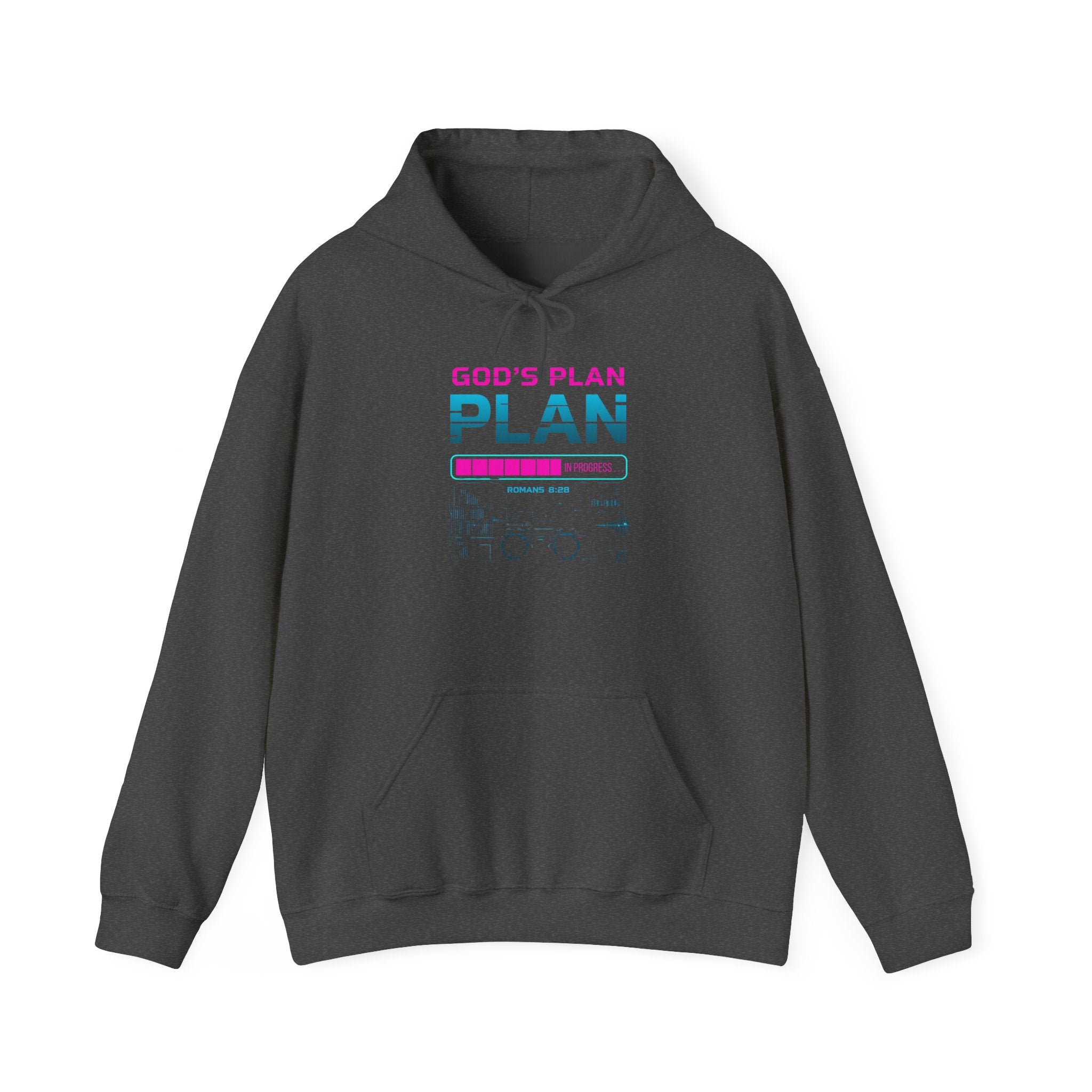 God's Plan Hoodie — Faith-Inspired Retro Graphic Sweatshirt