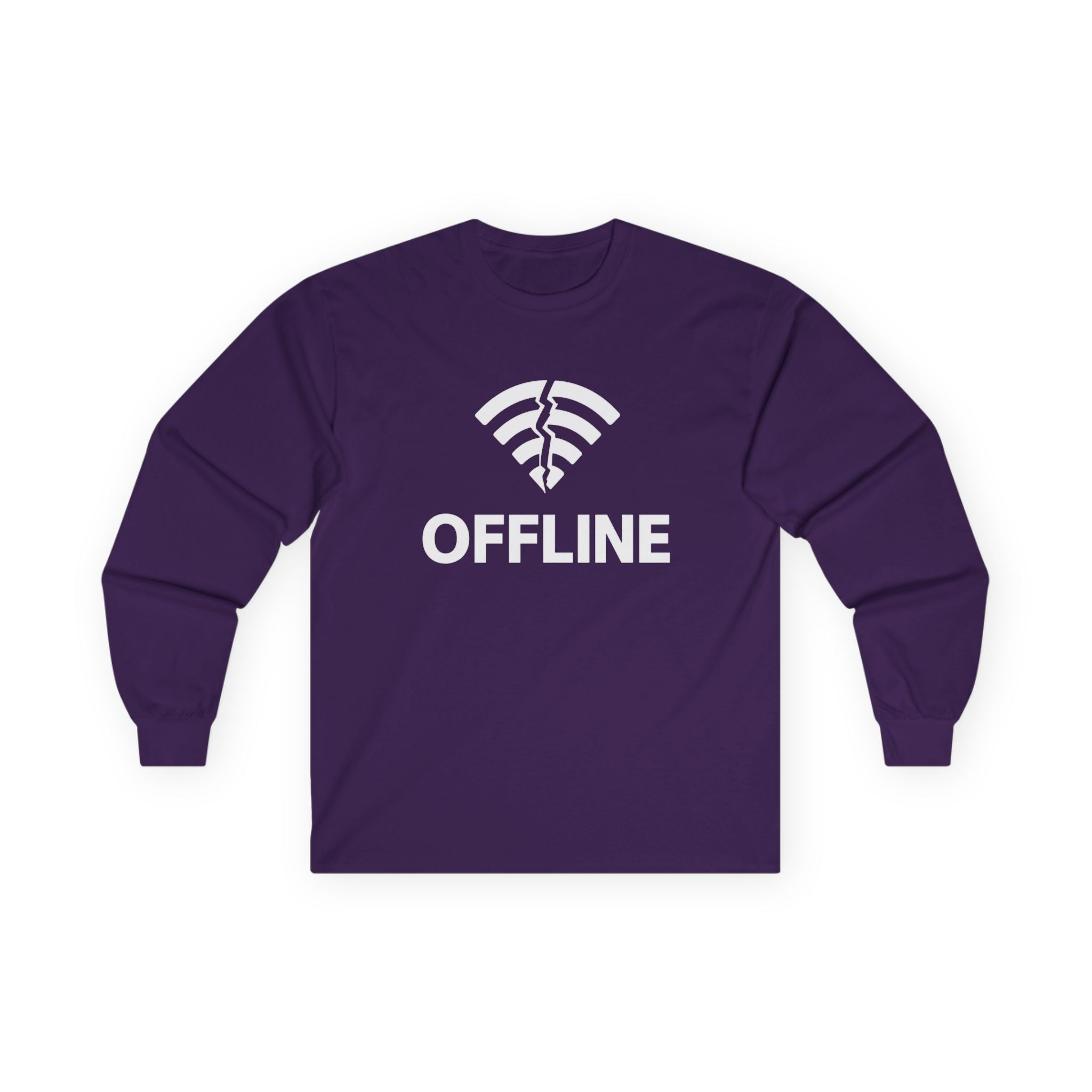 Offline Long Sleeve Christian Tee — ‘Go Into Your Room, Close the Door and Pray’ Graphic