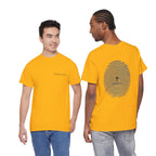 Fingerprint Graphic Tee — Minimalist Identity T‑Shirt