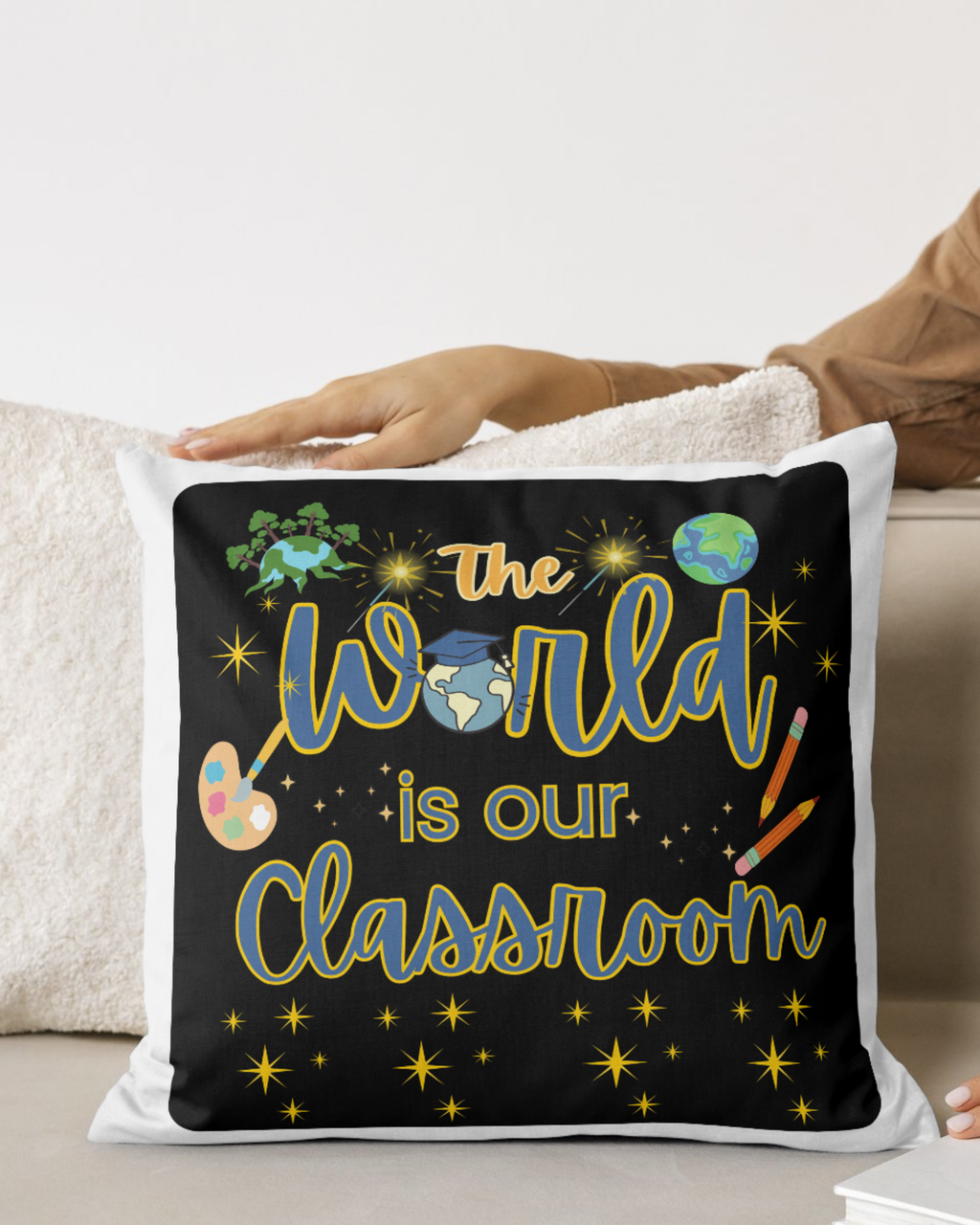 The World Is Our Classroom Homeschool Sticker – Charlotte Mason Inspired Education Decal - The Outer Space