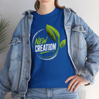 New Creation T-Shirt — Green Leaf Faith Tee