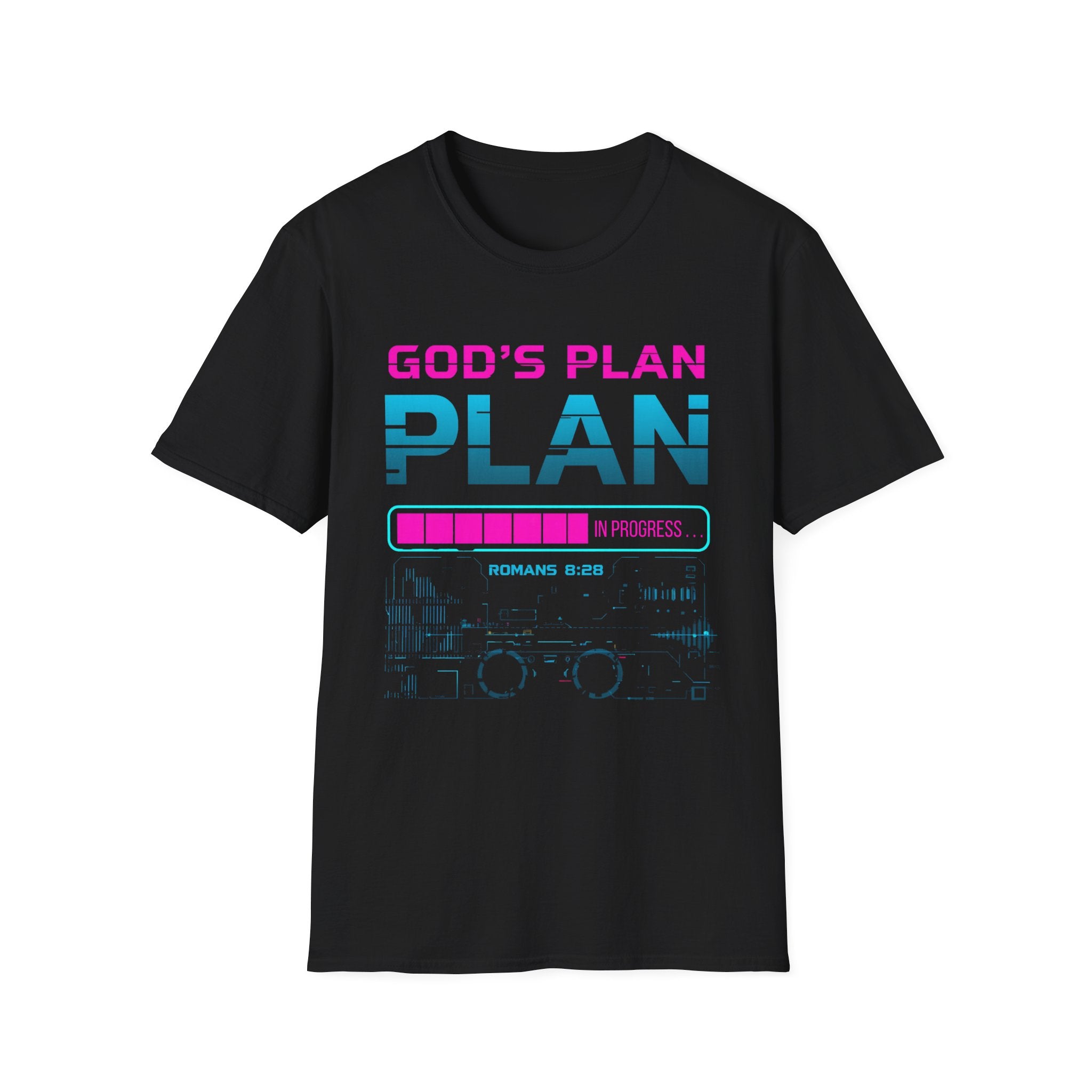God's Plan 'In Progress' T-Shirt — Christian Faith Graphic Tee