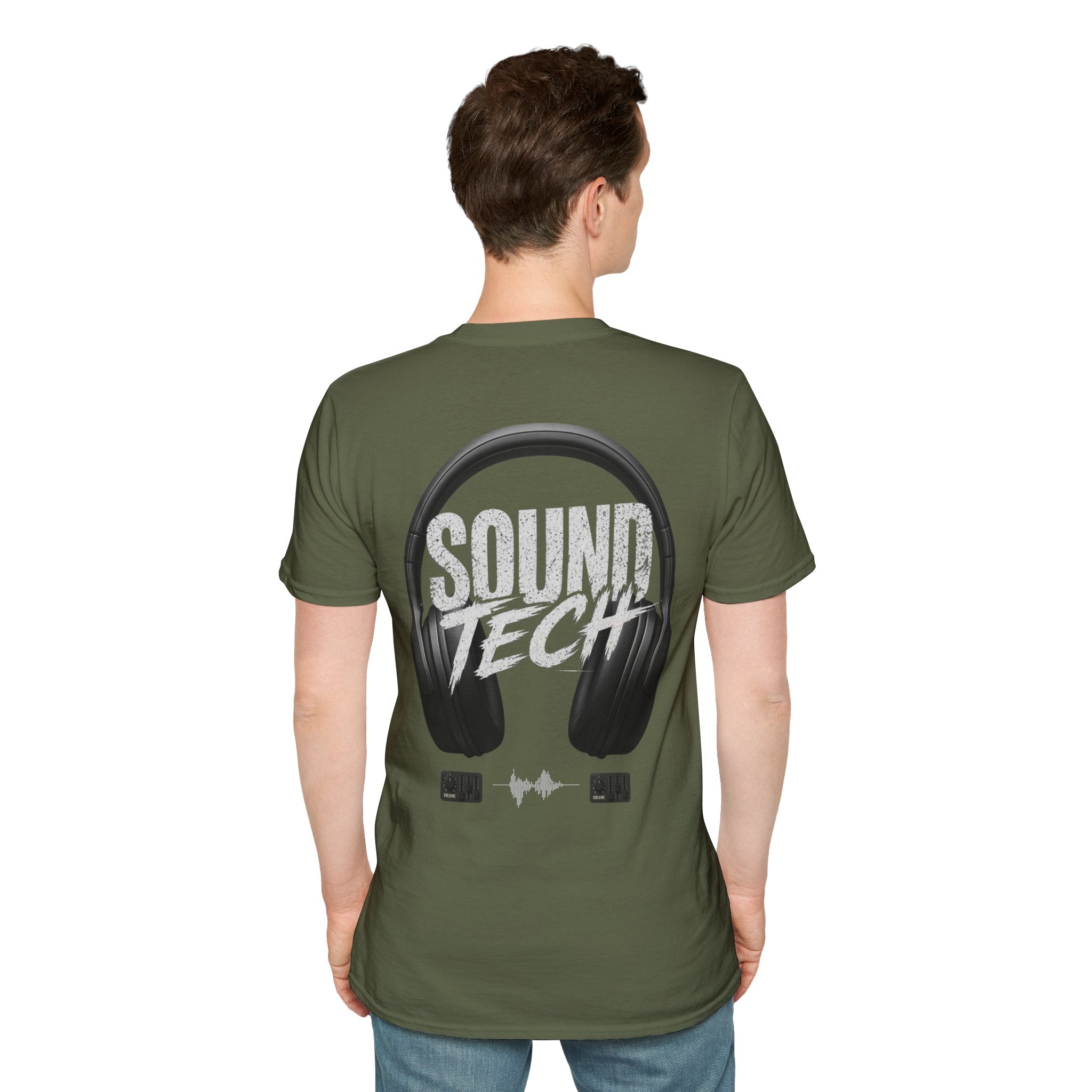 Sound Tech T‑Shirt — Minimalist Crew Neck Tee