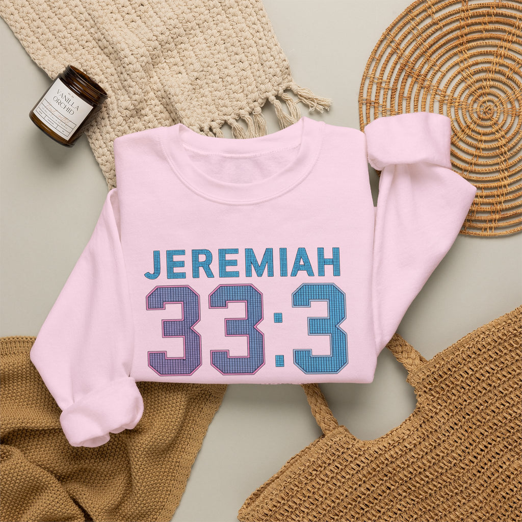 Christian Crewneck Sweatshirt "Heaven Has WiFi" Jeremiah 33:3 Pullover, Faith Graphic Sweatshirt, Religious Apparel