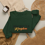 Seek First the Kingdom Crewneck Sweatshirt — Christian Faith Graphic Sweatshirt