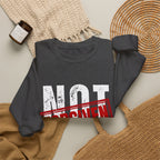 Christian Crewneck Sweatshirt — "Not Perfect, Forgiven" (Romans 5:8)
