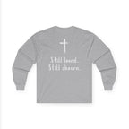 Not Perfect But Forgiven Long Sleeve Tee — Christian Faith Graphic Shirt