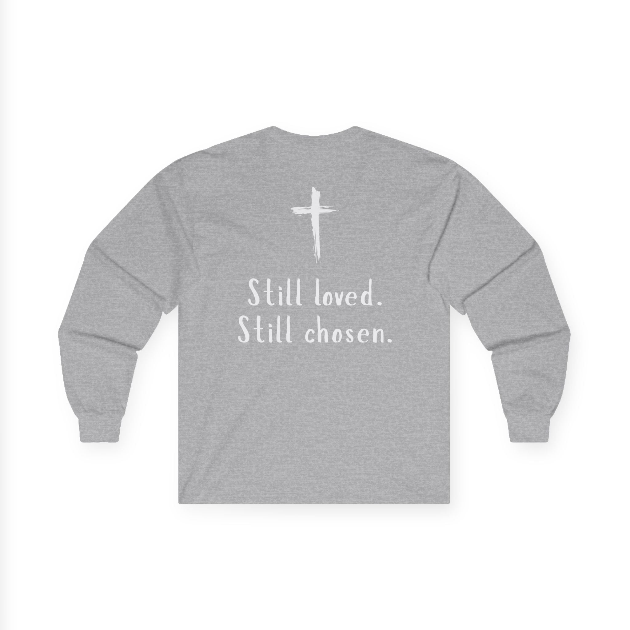 Not Perfect But Forgiven Long Sleeve Tee — Christian Faith Graphic Shirt