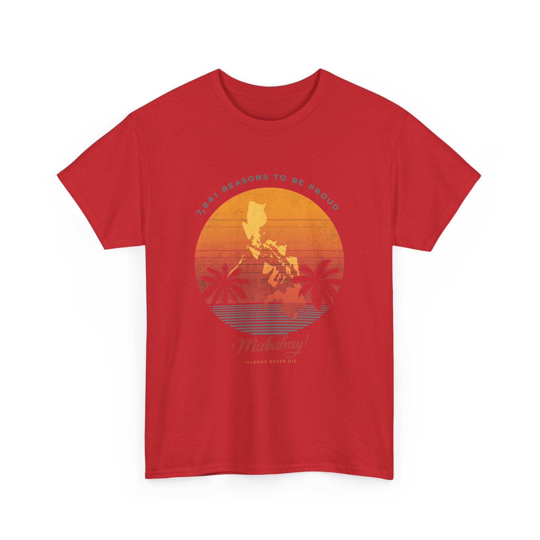 T-Shirt - 'Mabuhay' Tropical Sunset Philippines Pride Tee