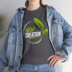 New Creation T-Shirt — Green Leaf Faith Tee