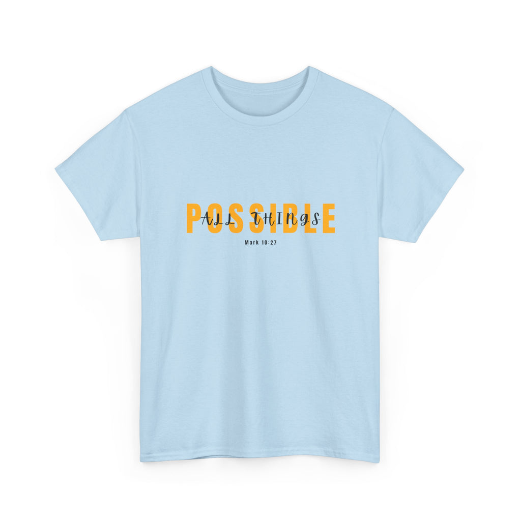 Possible T-Shirt — Inspirational "Possible" Graphic Tee (Optimism, Motivational Quote)