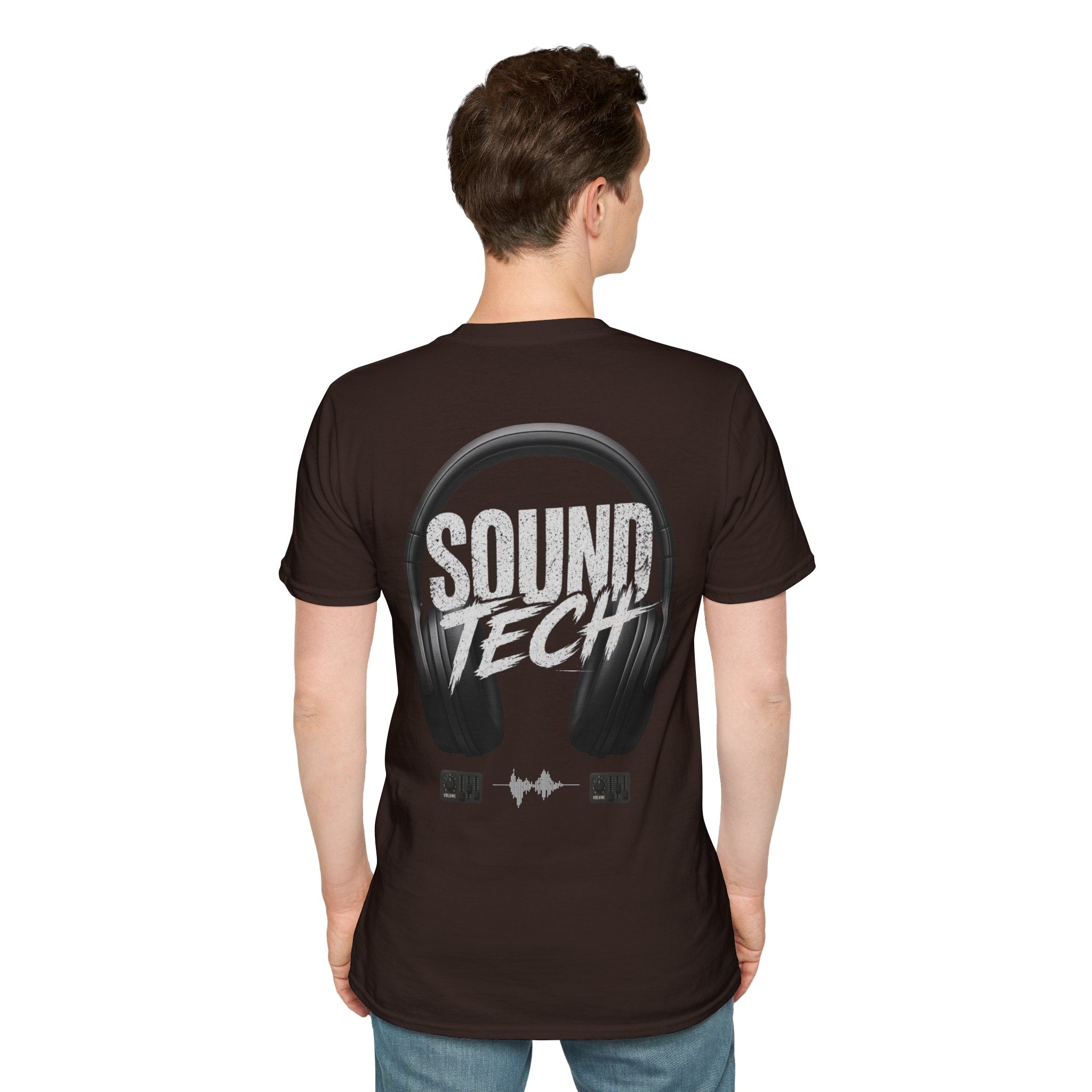 Sound Tech T‑Shirt — Minimalist Crew Neck Tee