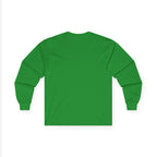 Christian Long Sleeve Tee — "I Am the Light" Minimal Cross Design