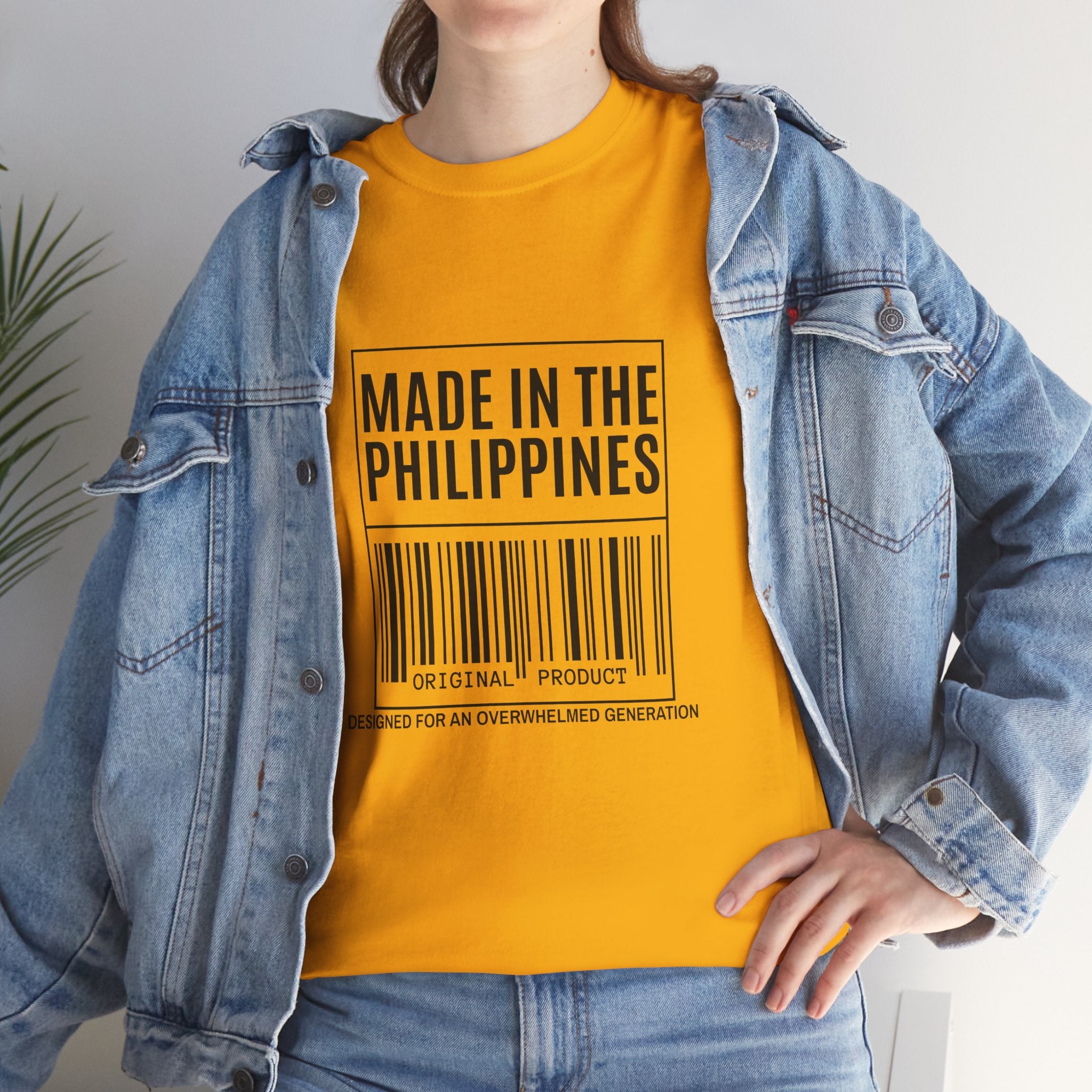 Made in the Philippines T‑Shirt — Barcode Heritage Tee