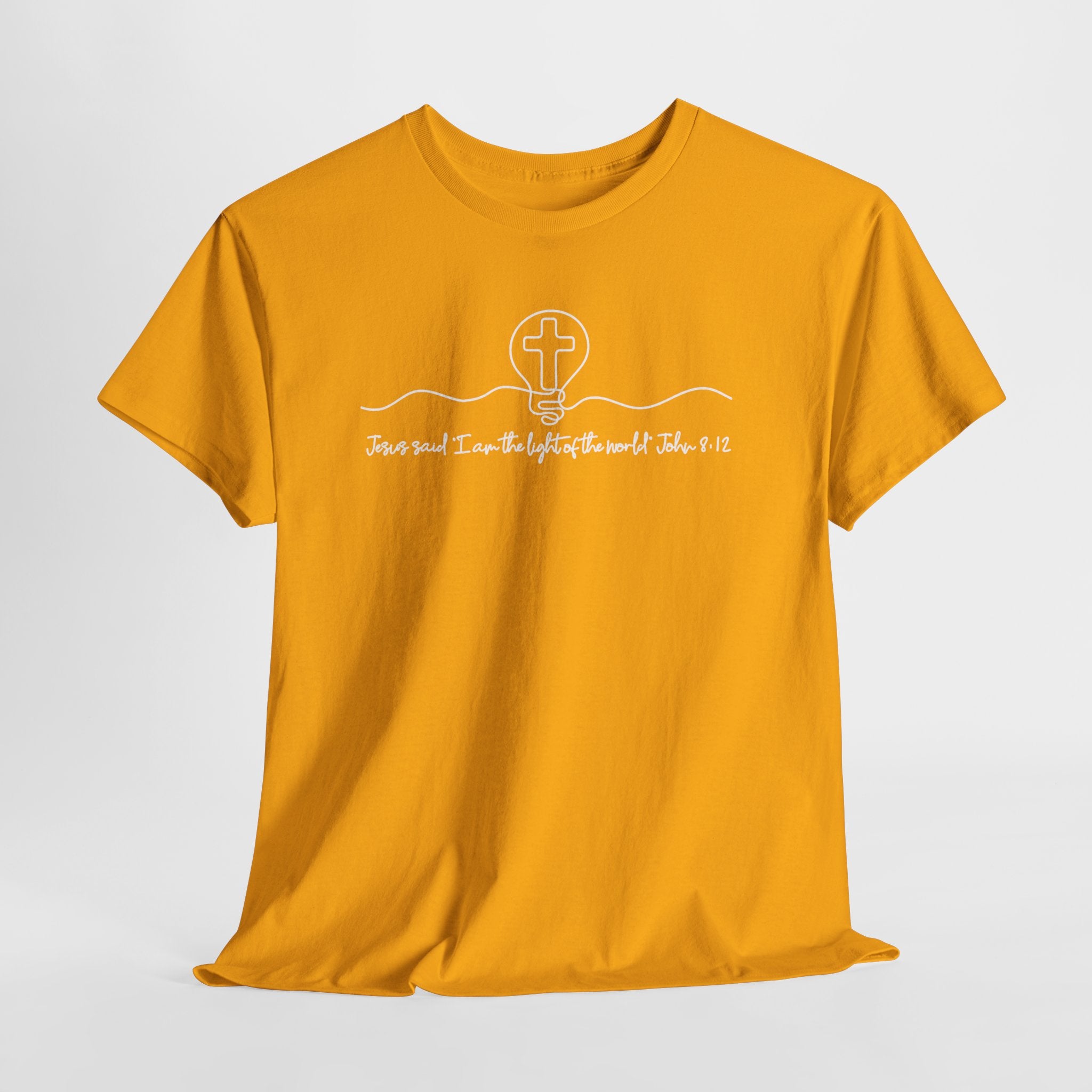 Christian Cross Graphic Tee — "Jesus and I Live By Faith" Inspirational Bible Verse Shirt
