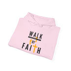 Walk By Faith Hoodie — Christian Inspirational Cross Sweatshirt