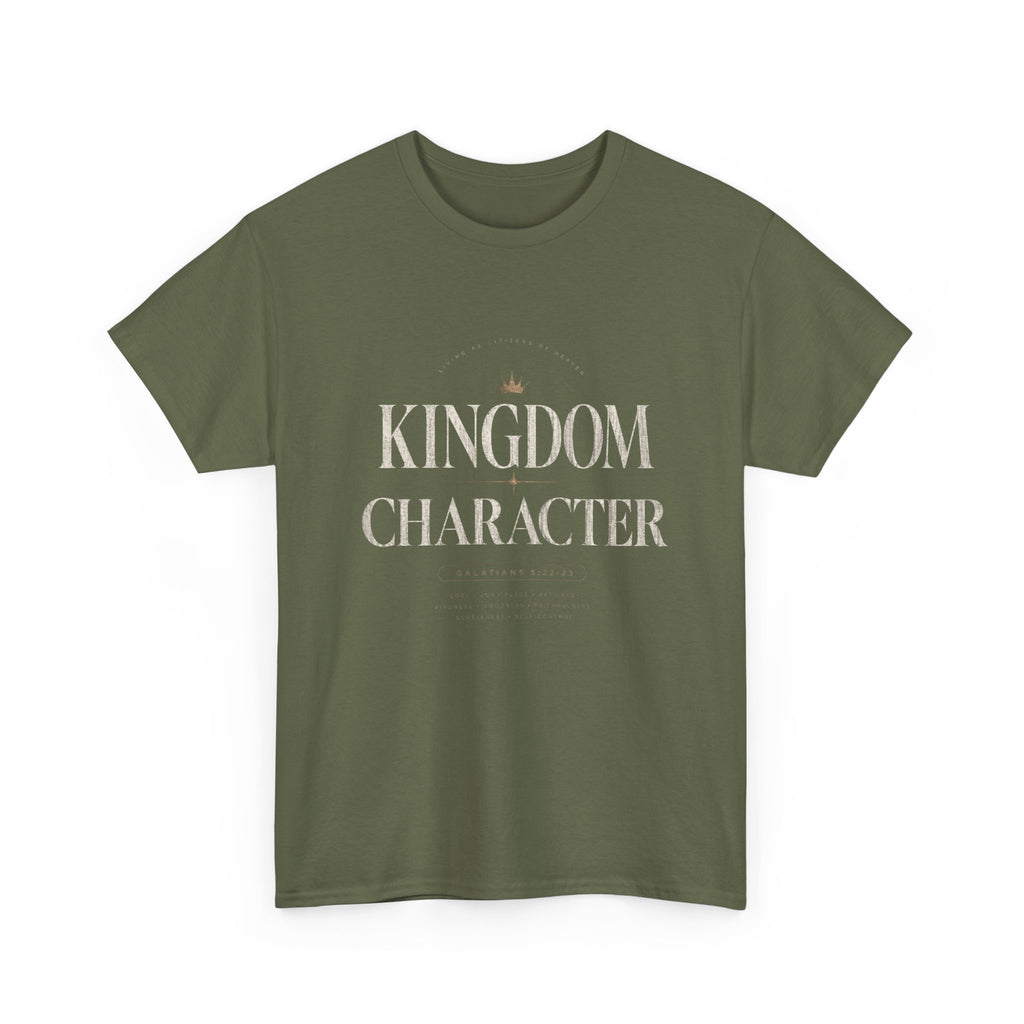 Kingdom Character T-Shirt — Minimalist Faith Graphic Tee