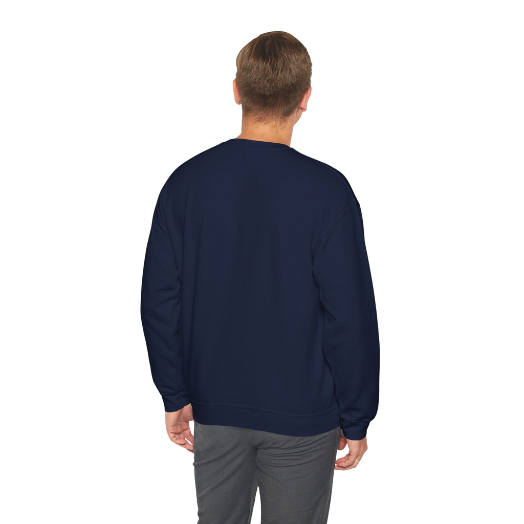 "Overcomer" Cross Graphic Crewneck – Unisex Minimalist Faith Pullover