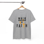By Faith T-Shirt — Christian Walk By Faith Cross Tee