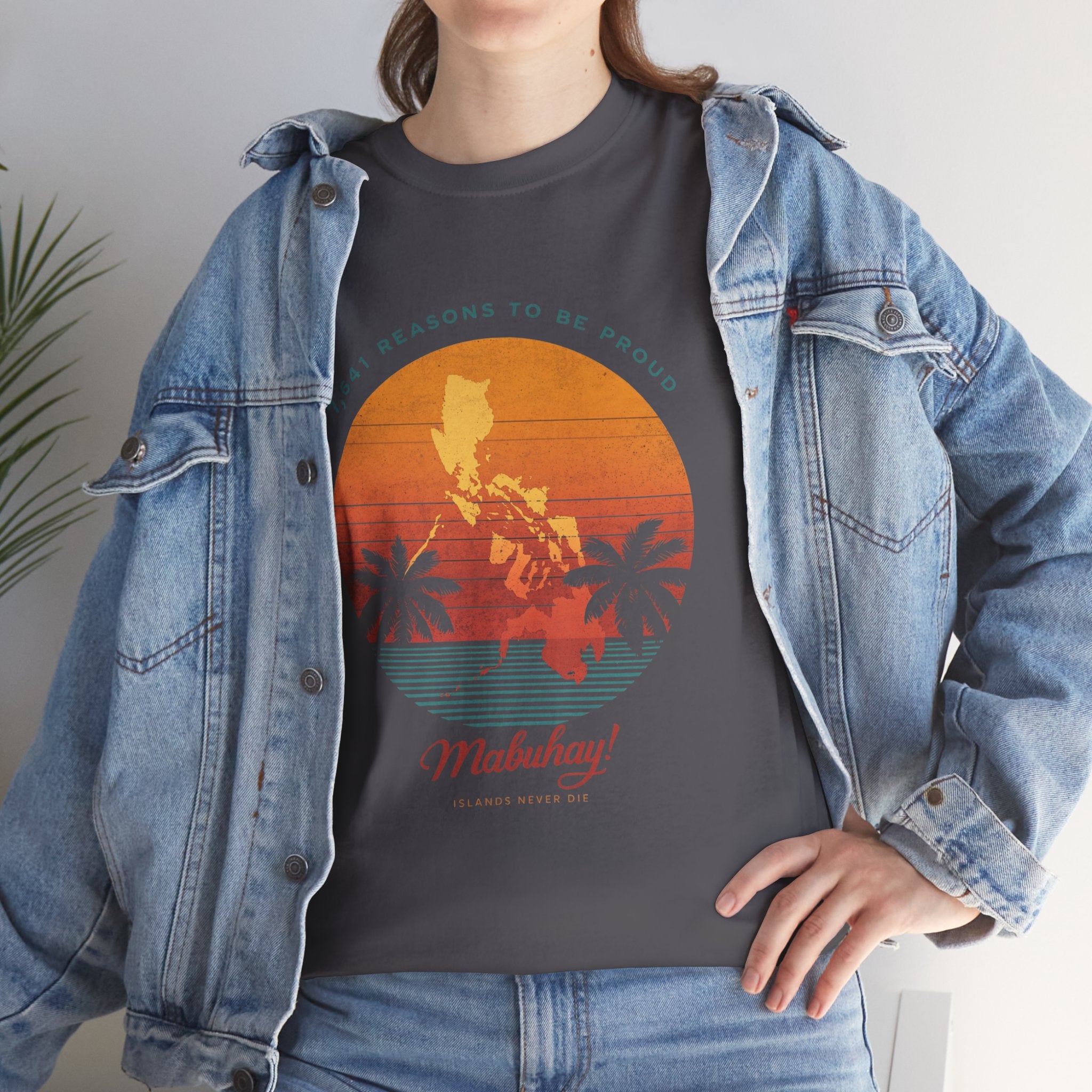 T-Shirt - 'Mabuhay' Tropical Sunset Philippines Pride Tee