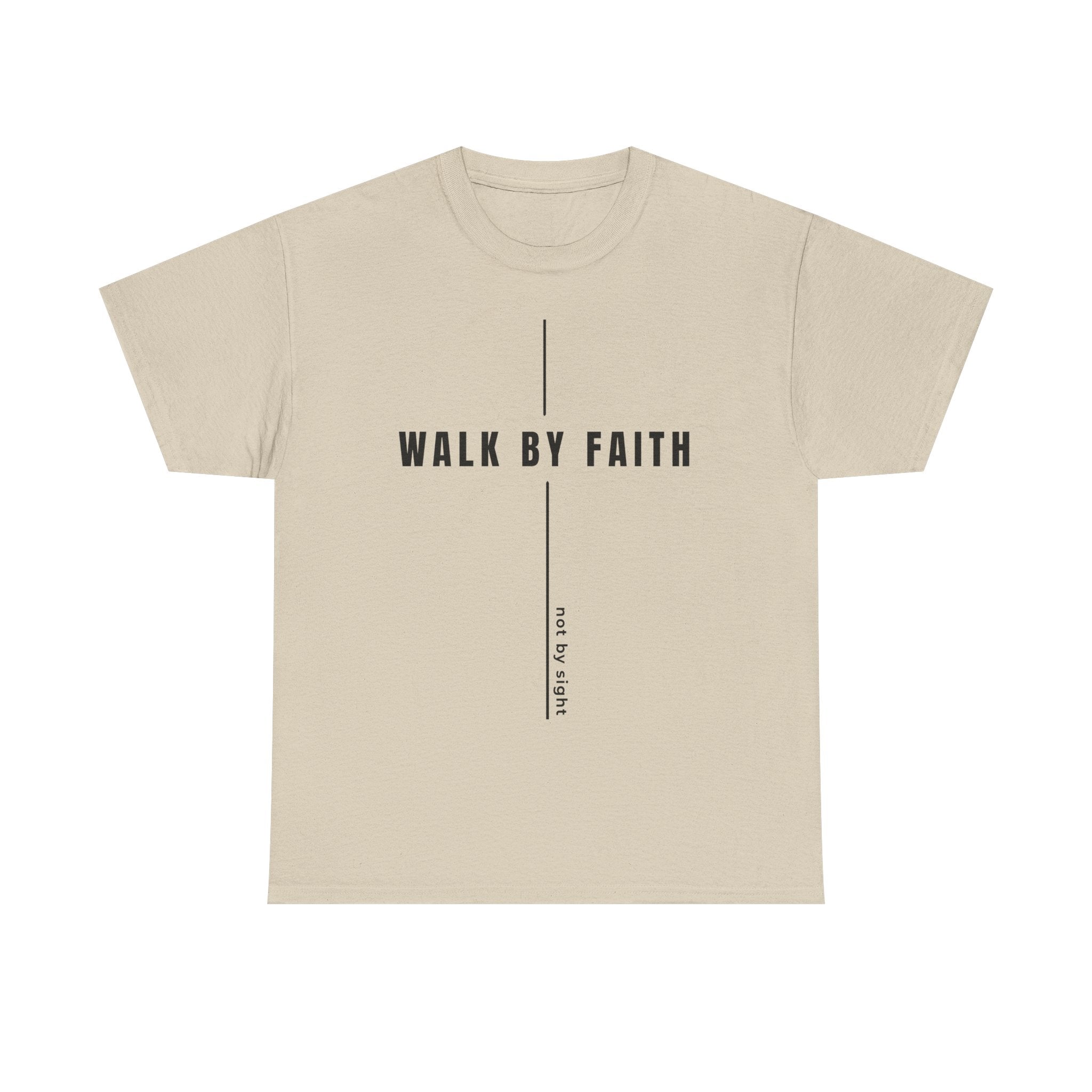 Christian 'Walk By Faith' Tee — Inspirational Faith T-Shirt