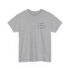 Black Text-Pattern T-Shirt — Seen Known Saved Christian Typography Graphic Tee