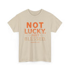 Not Lucky Just Blessed Tee — Christian Faith Graphic T-Shirt (Numbers 6:24)