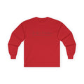 Long Sleeve Tee — Hope Heartbeat Cross "One Faith One Family One Praise" Minimalist Christian Shirt