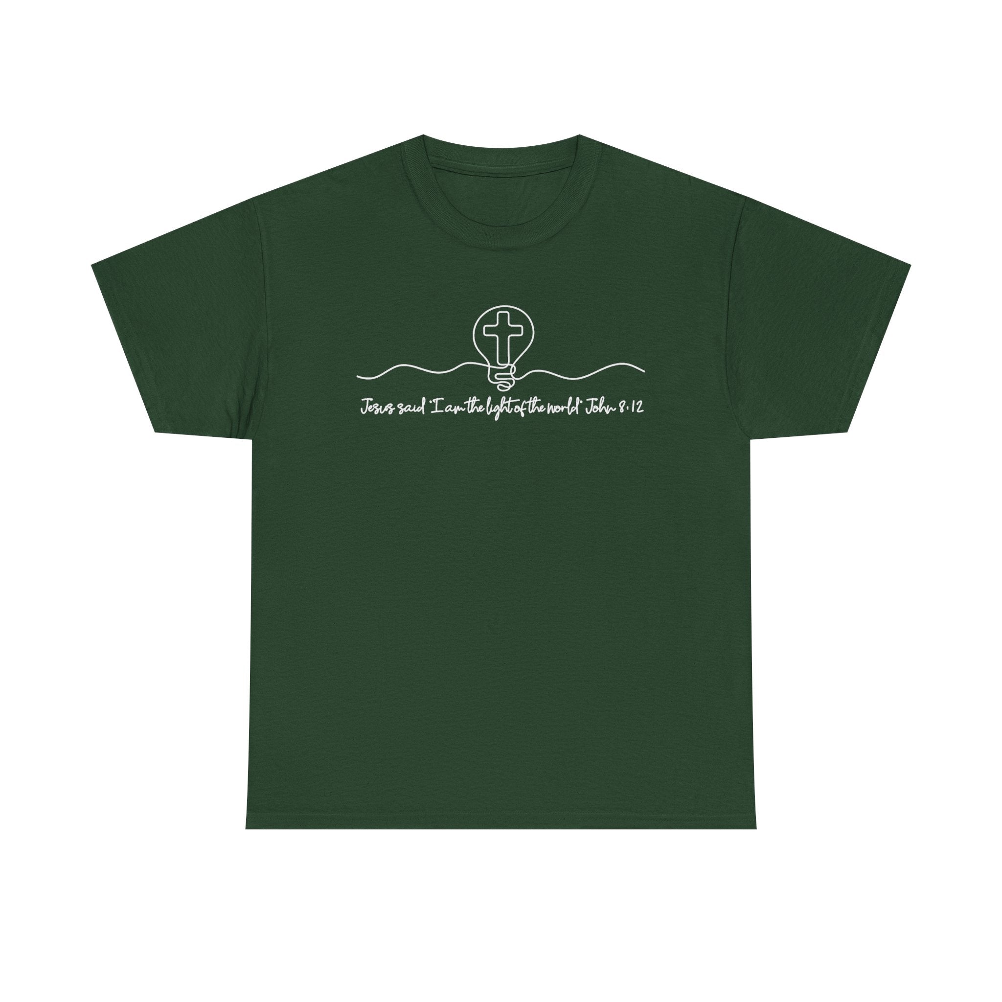 Christian Cross Graphic Tee — "Jesus and I Live By Faith" Inspirational Bible Verse Shirt