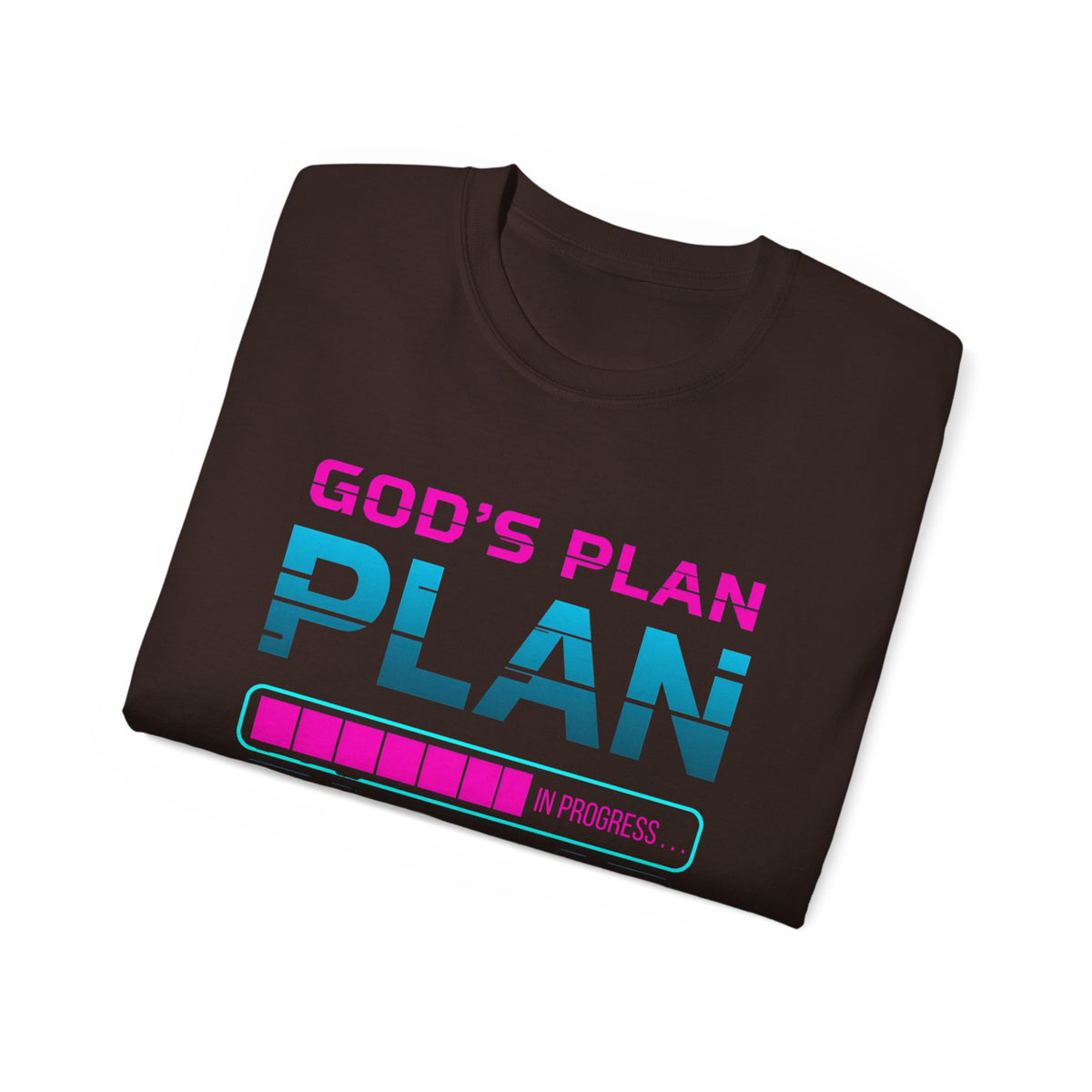 God’s Plan Graphic Tee – Retro Tape Design (Romans 8:28)