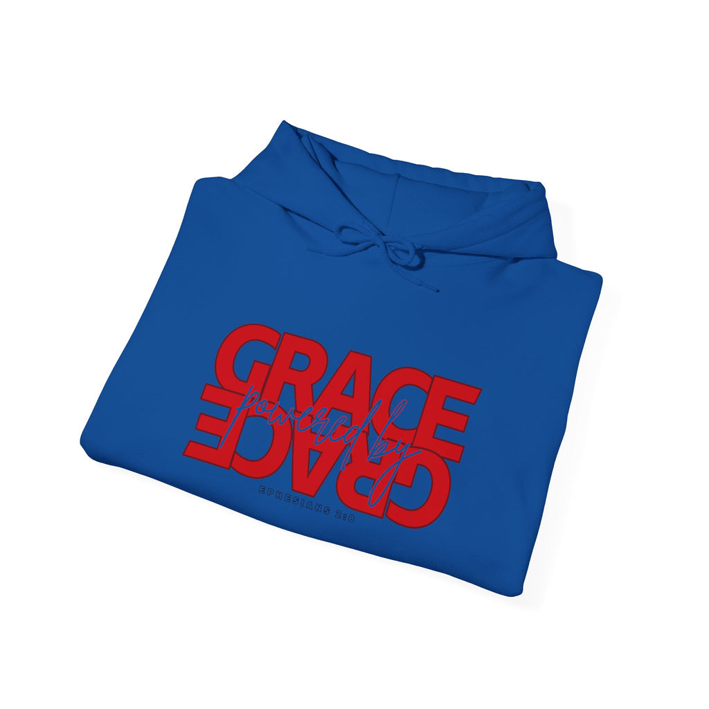 Grace Reversed Hoodie — Faith-Inspired Graphic Sweatshirt