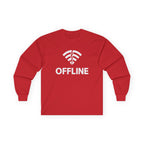Offline Long Sleeve Christian Tee — ‘Go Into Your Room, Close the Door and Pray’ Graphic