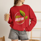 New Creation Sweatshirt – Christian Faith Green Leaf Crewneck