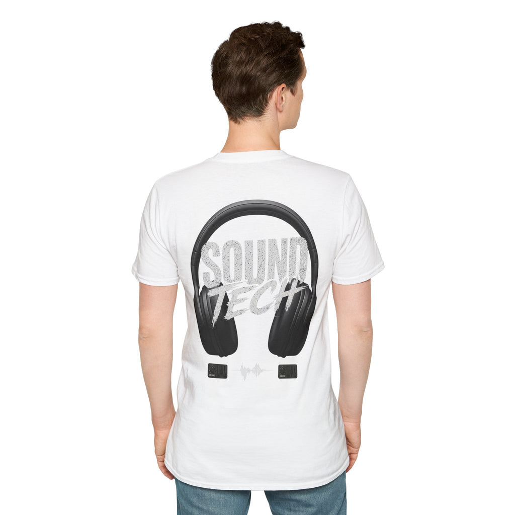Sound Tech T‑Shirt — Minimalist Crew Neck Tee