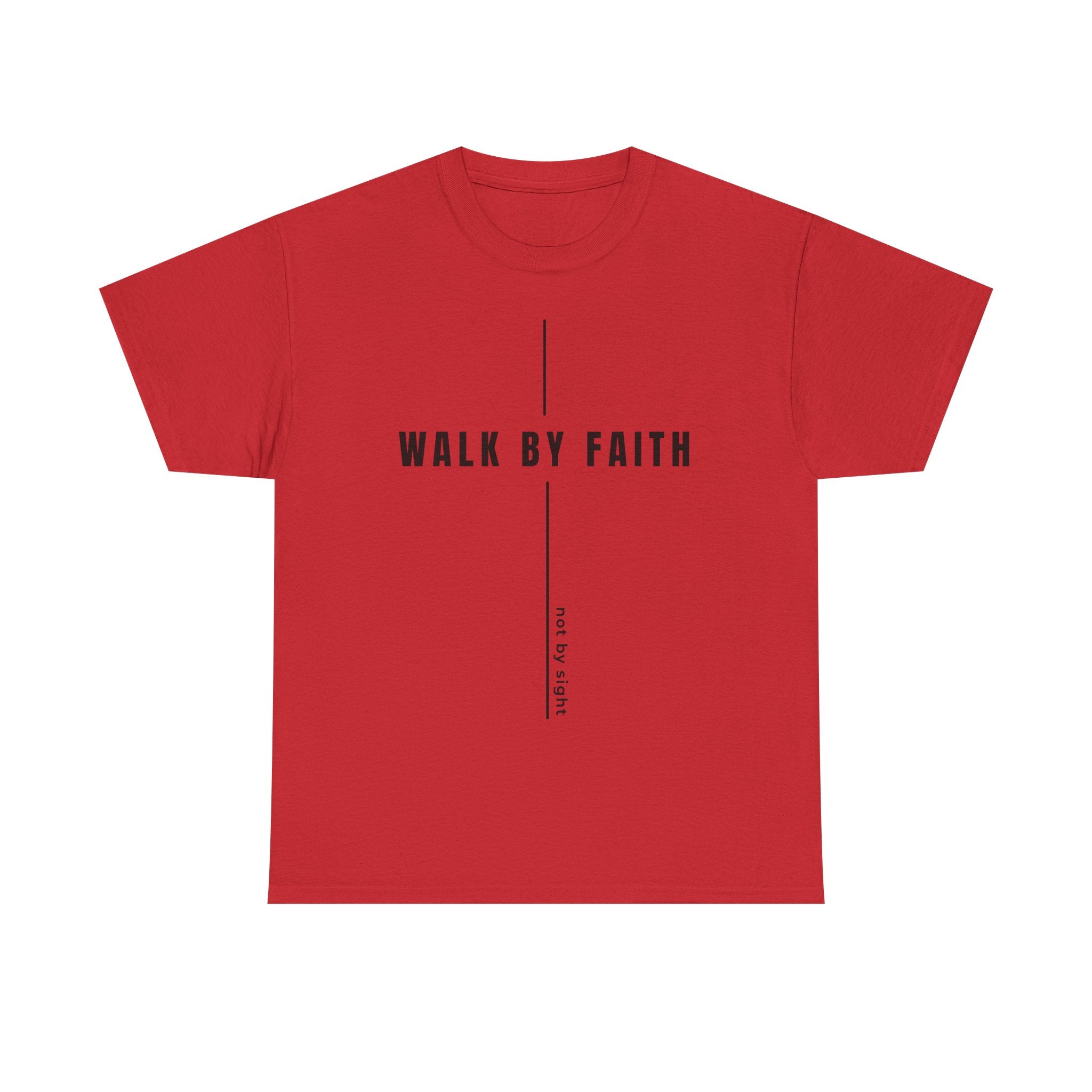 Christian 'Walk By Faith' Tee — Inspirational Faith T-Shirt