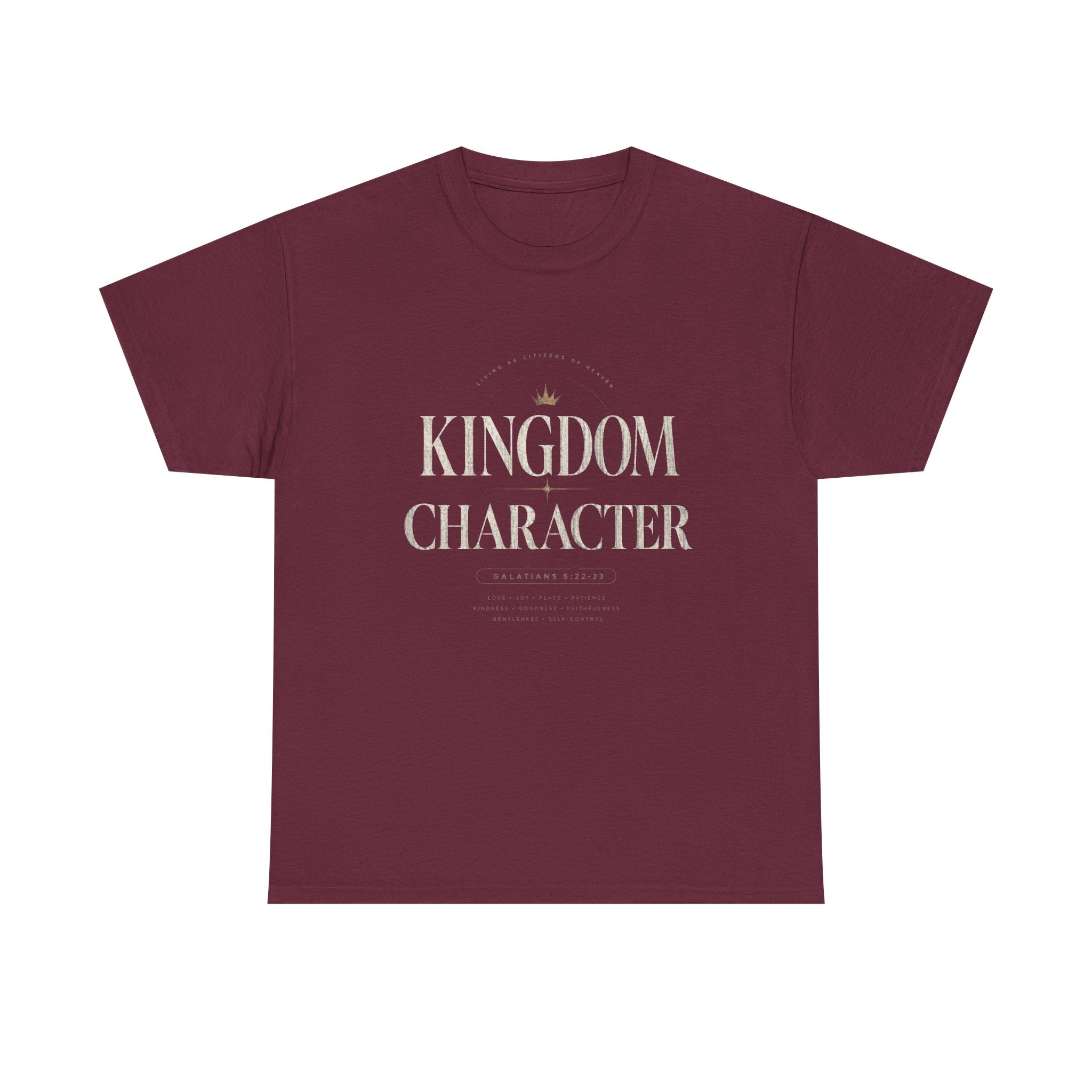 Kingdom Character T-Shirt — Minimalist Faith Graphic Tee