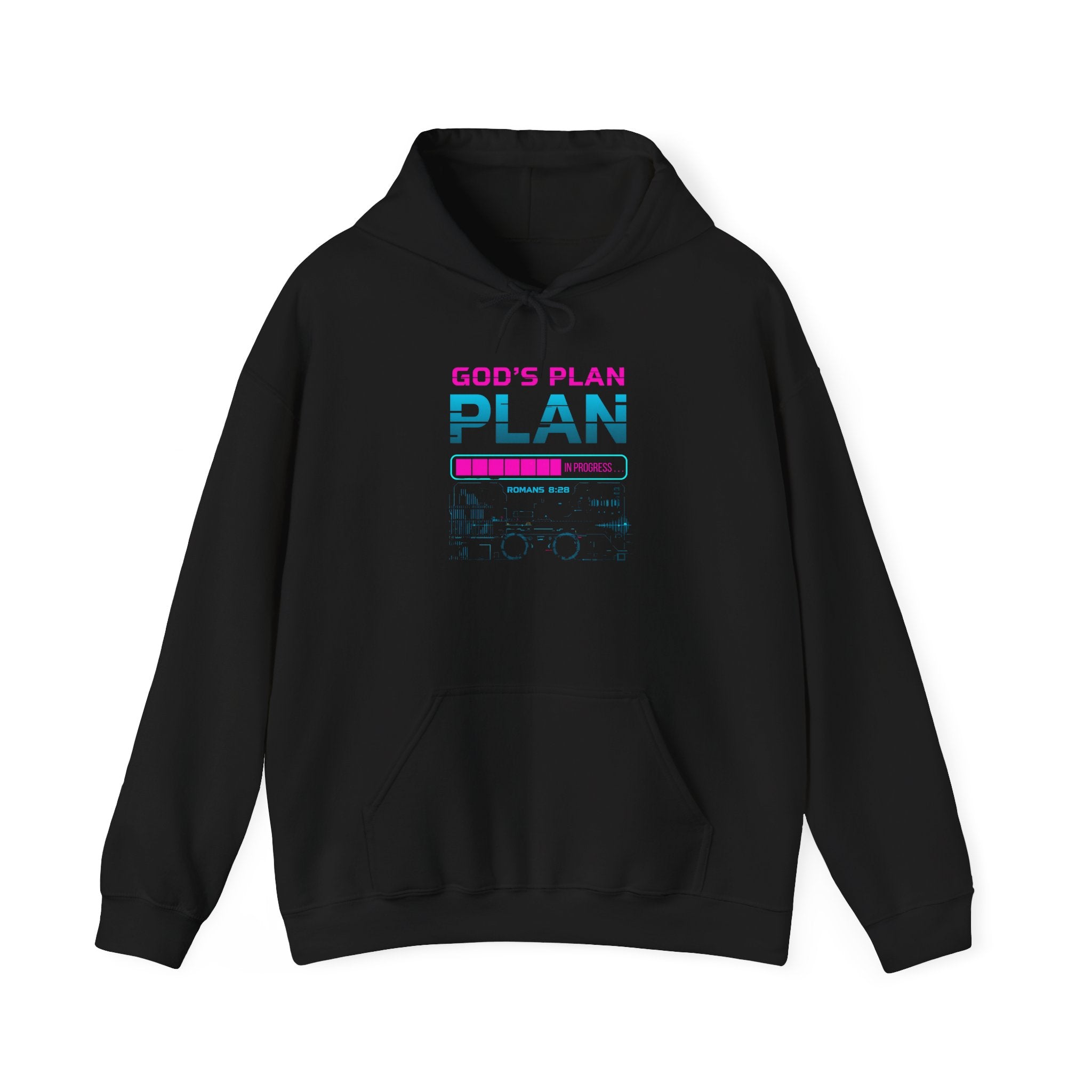 God's Plan Hoodie — Faith-Inspired Retro Graphic Sweatshirt
