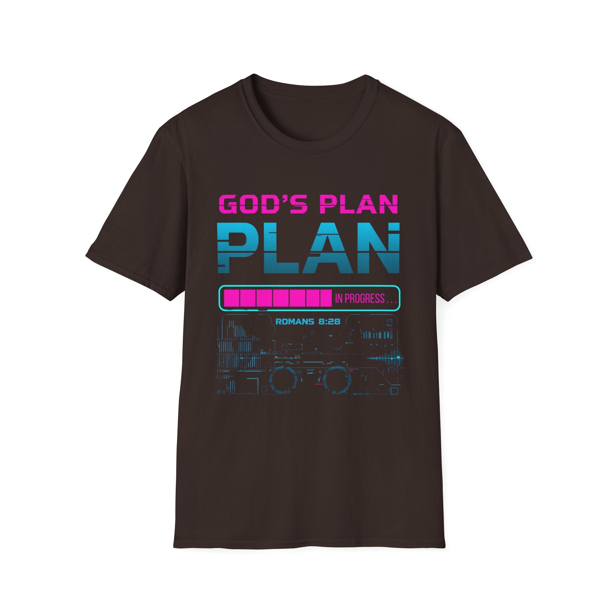 God's Plan 'In Progress' T-Shirt — Christian Faith Graphic Tee