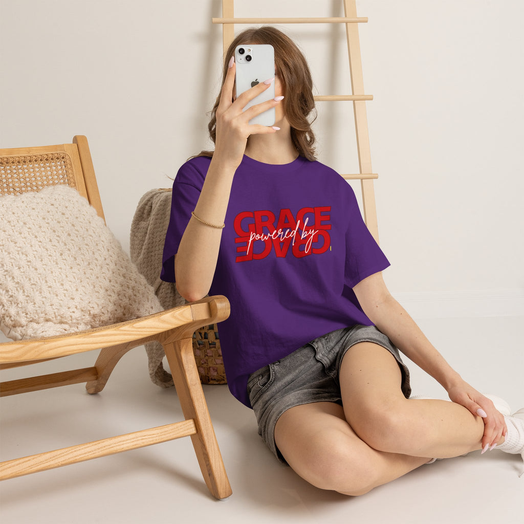 Grace Reversed Tee — Christian Faith Message Shirt