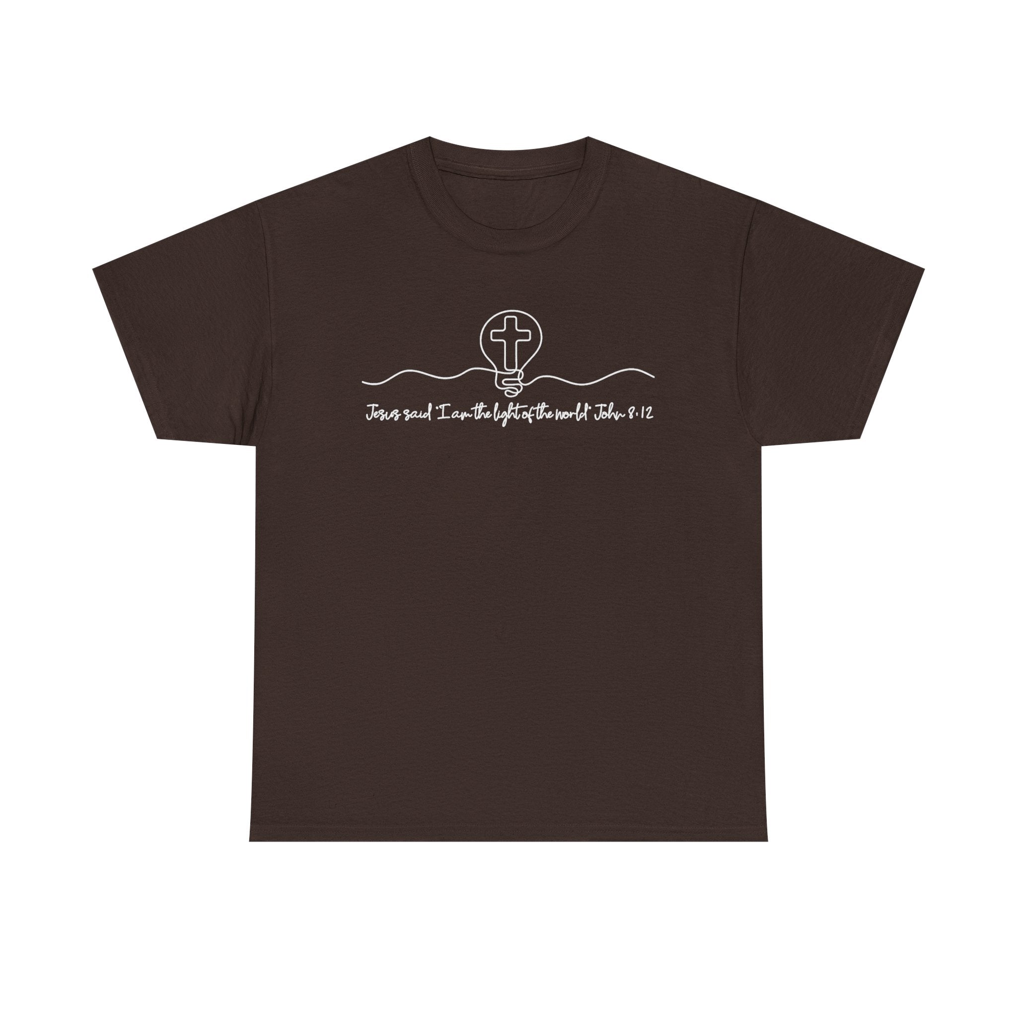 Christian Cross Graphic Tee — "Jesus and I Live By Faith" Inspirational Bible Verse Shirt