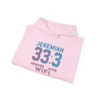 "Heaven Has WiFi" Christian Hoodie | Jeremiah 33:3 Faith Pullover Sweatshirt